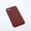 iPhone SE (2020) Maroon case with a matte finish, designed with precise cutouts for easy access to buttons and ports.
