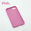 iPhone SE (2020) Pink case with a matte finish, designed with precise cutouts for easy access to buttons and ports.