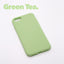iPhone SE (2020) Green Tea case with a matte finish, designed with precise cutouts for easy access to buttons and ports.