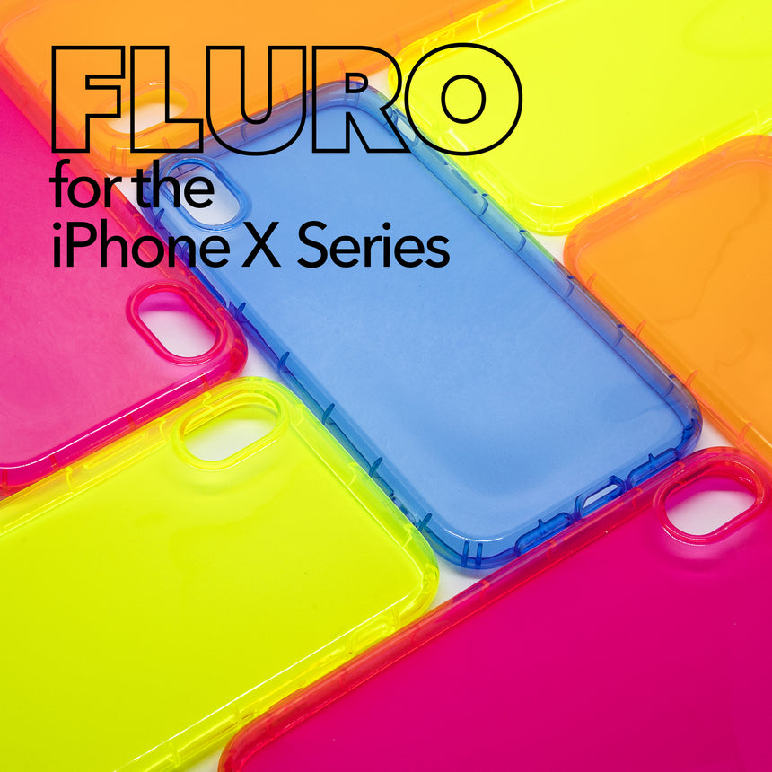 FLURO iPhone Covers, iPhone X/XS, iPhone XR, iPhone XS MAX