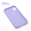 iPhone XS MAX Lilac case with a matte finish, designed with precise cutouts for easy access to buttons and ports.
