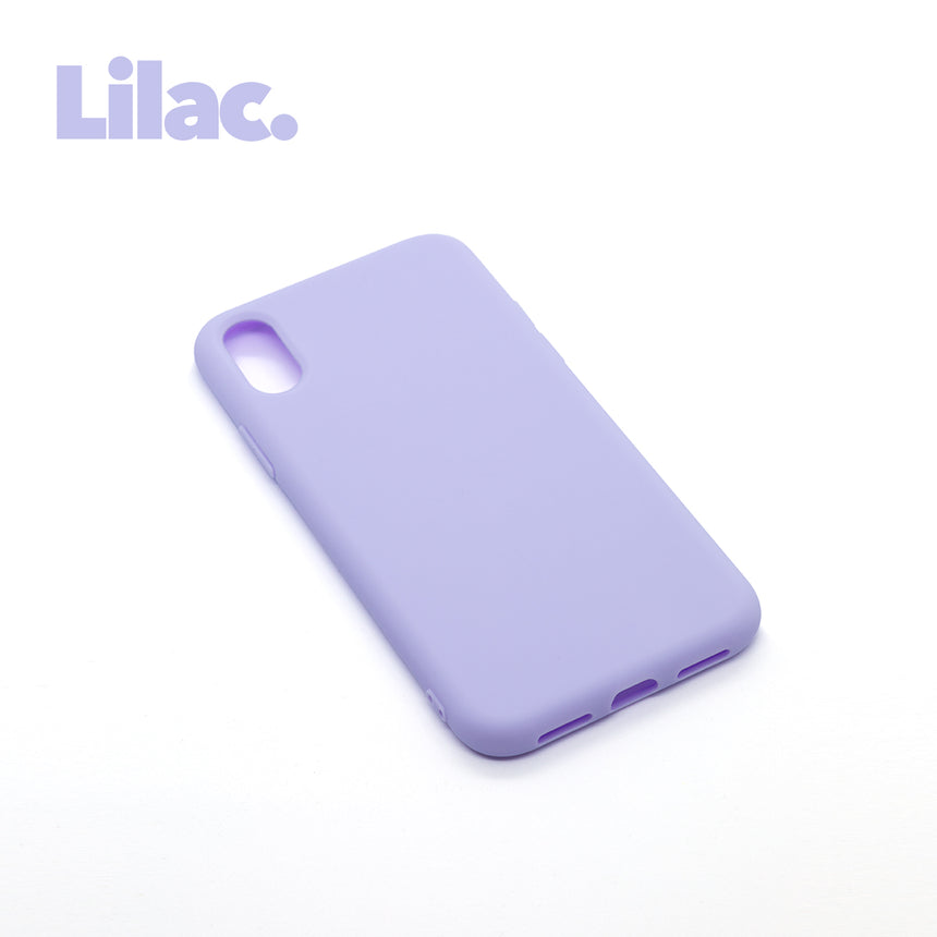 iPhoneX XS Case Lilac Outer Side Image 