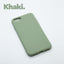 iPhone SE (2020) Khaki case with a matte finish, designed with precise cutouts for easy access to buttons and ports.