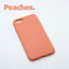 iPhone SE GEN 3 (2022) Peaches case with a matte finish, designed with precise cutouts for easy access to buttons and ports. 