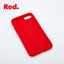 iPhone SE (2020) Red case with a matte finish, designed with precise cutouts for easy access to buttons and ports.