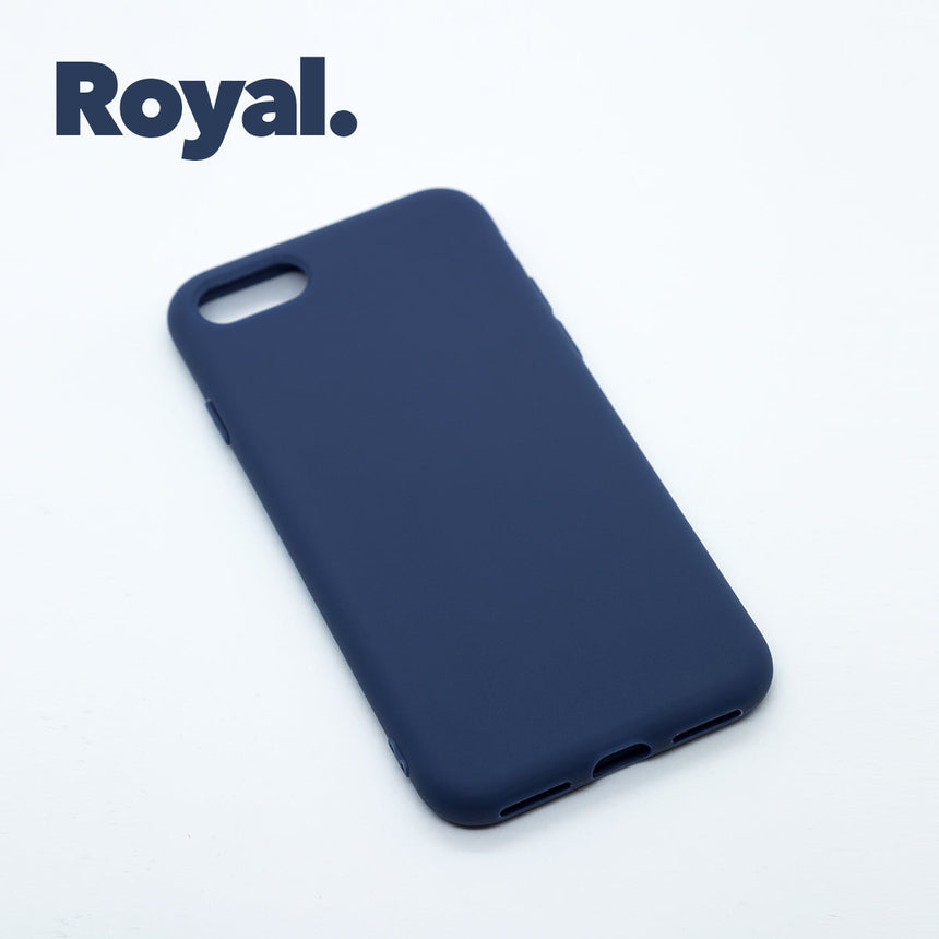 iPhone SE GEN 3 (2022) Royal case with a matte finish, designed with precise cutouts for easy access to buttons and ports. 